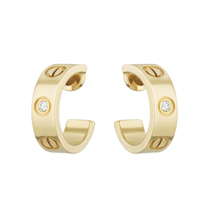 ARETES LOVE GOLD CON ZIRCONIA