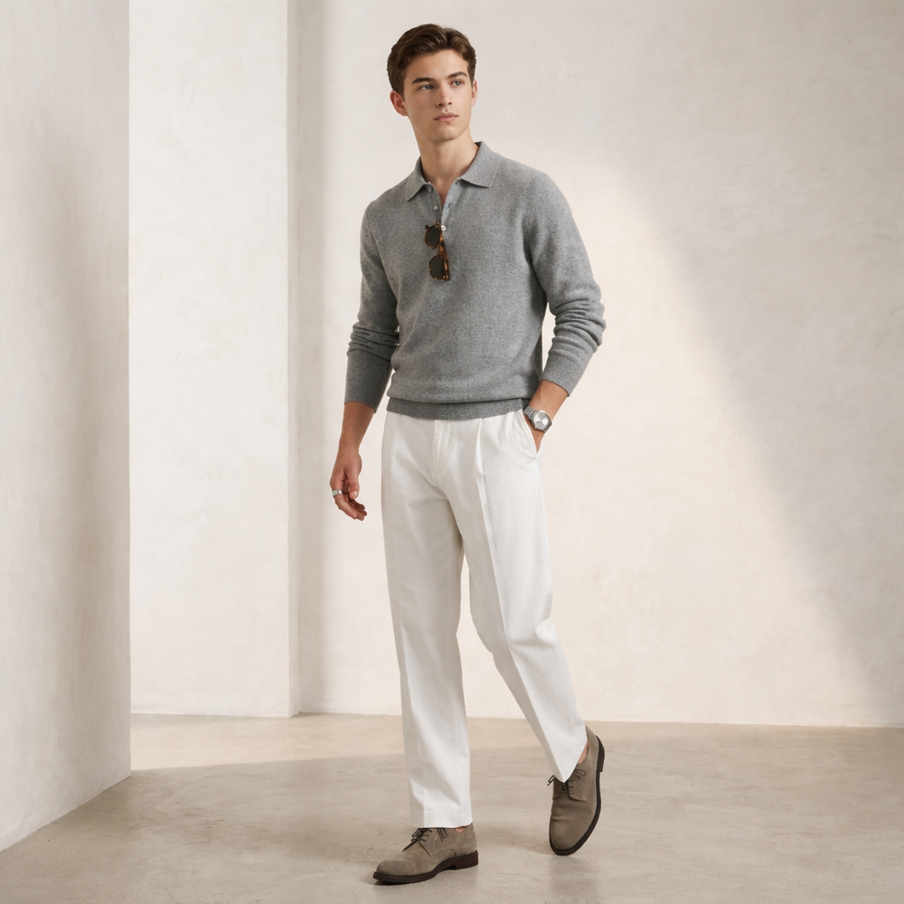 SUETER GREY CASHMERE