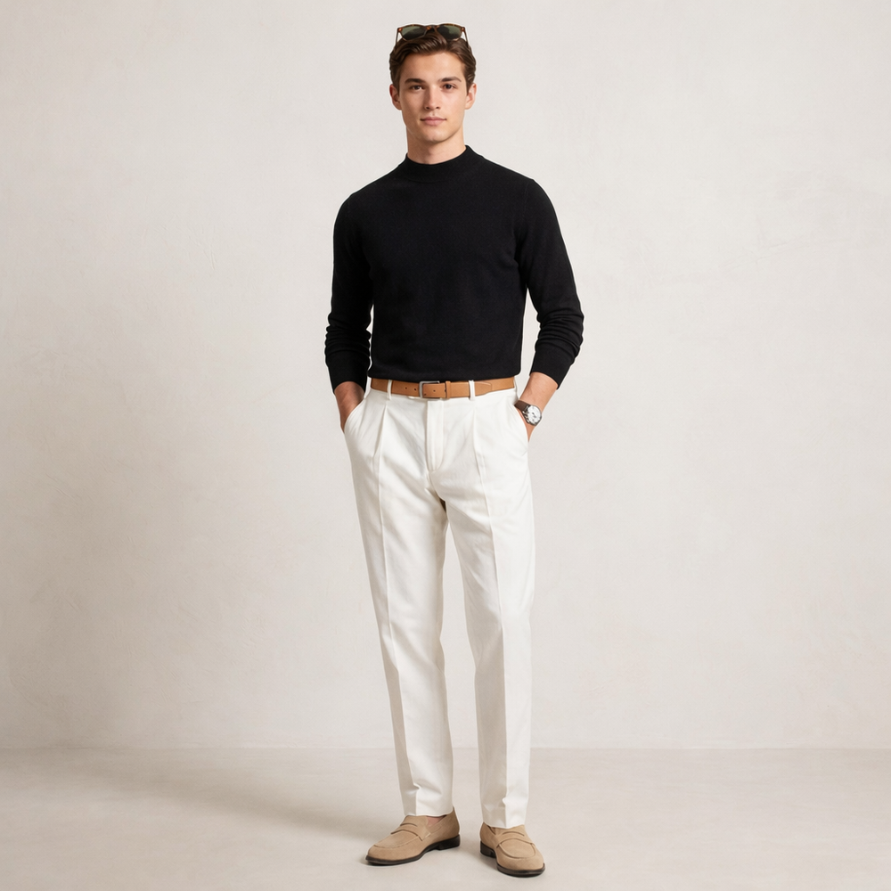 SUETER CLASSIC BLACK CASHMERE