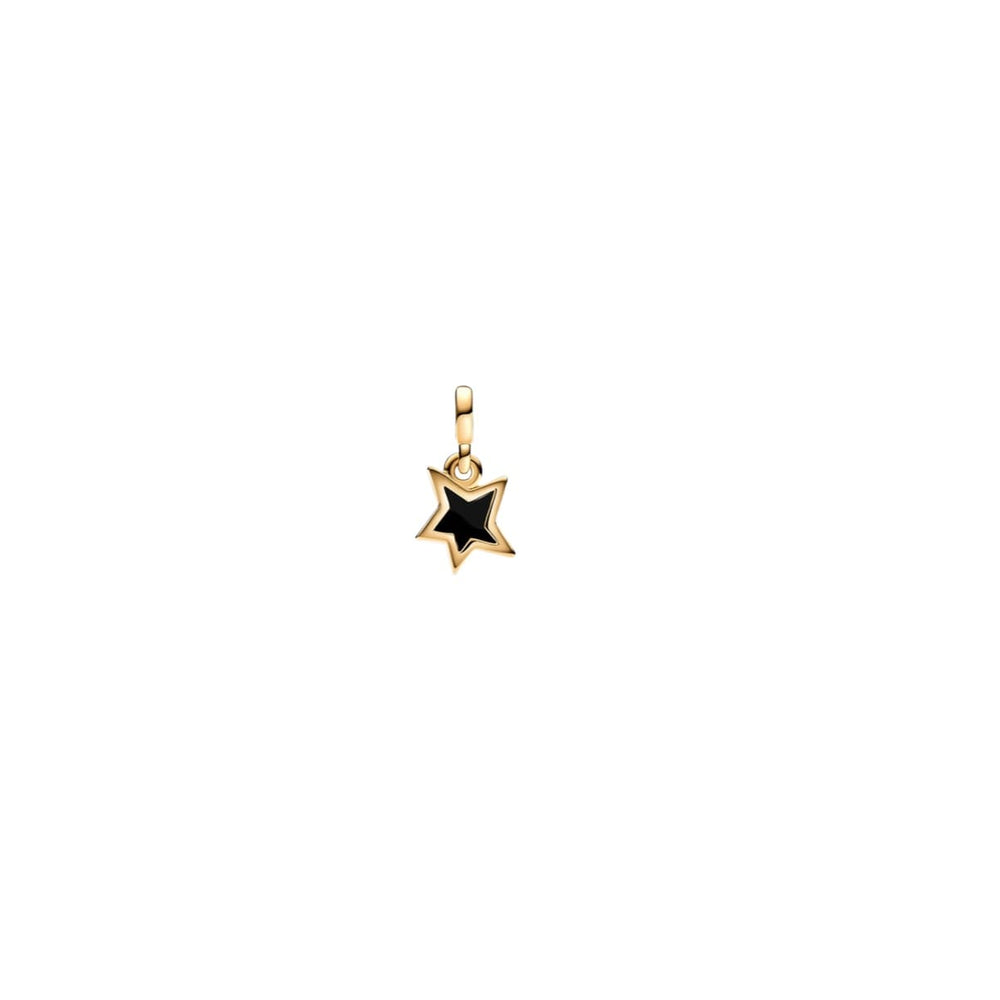 CHARM STAR GOLD BLACK