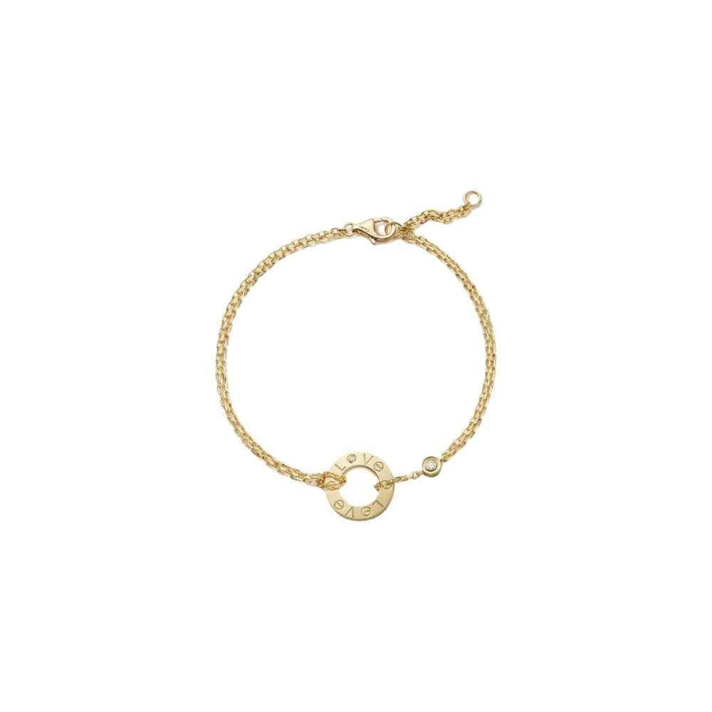 PULSERA ARO LOVE GOLD