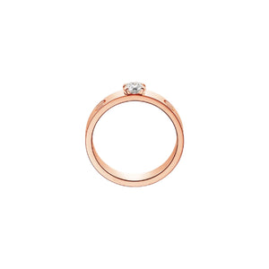 ANILLO LOVE SOLITAIRE ROSE GOLD C