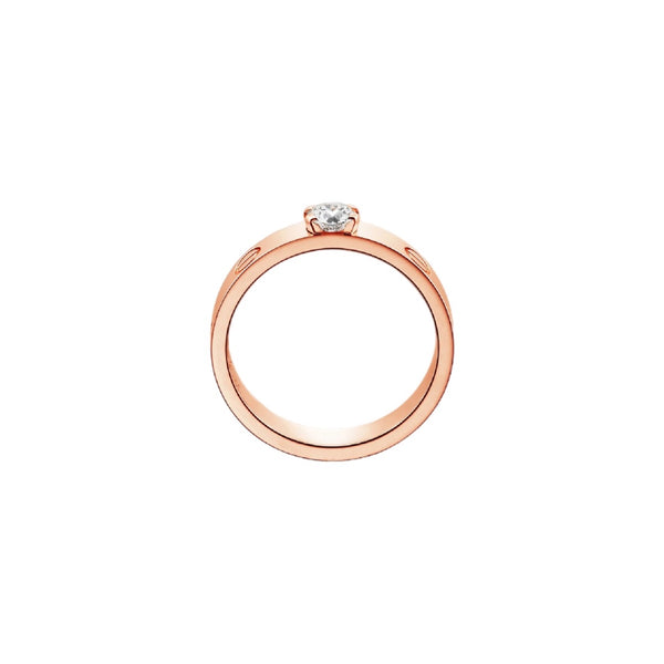 ANILLO LOVE SOLITAIRE ROSE GOLD C