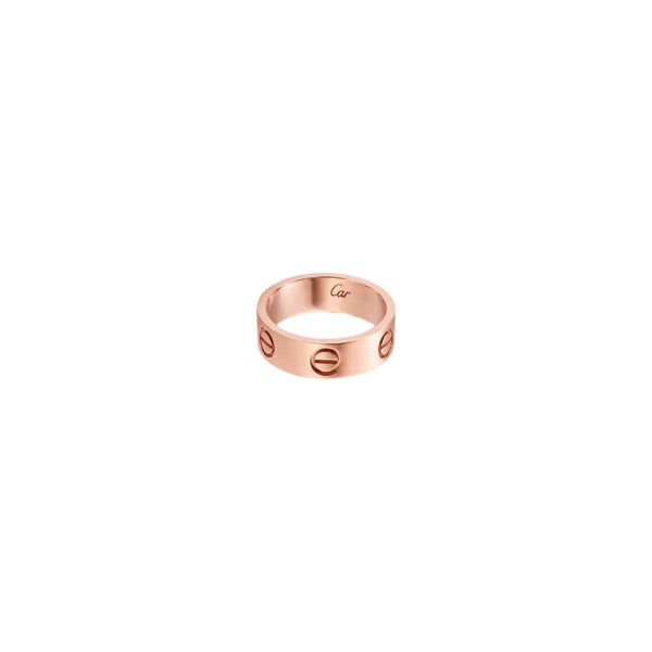 ANILLO LOVE ROSE GOLD ANCHO