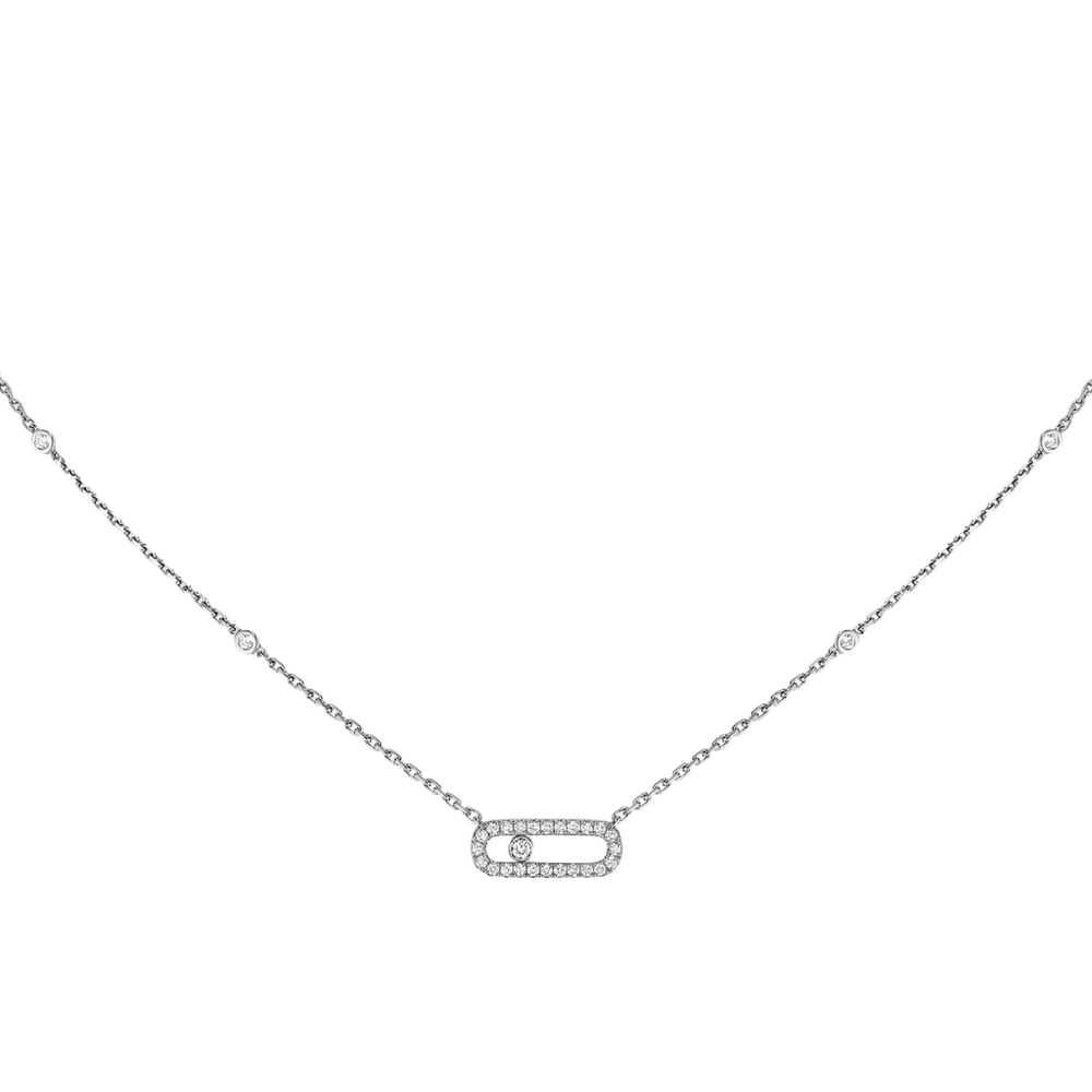 COLLAR MSS SILVER CON ZIRCONIA