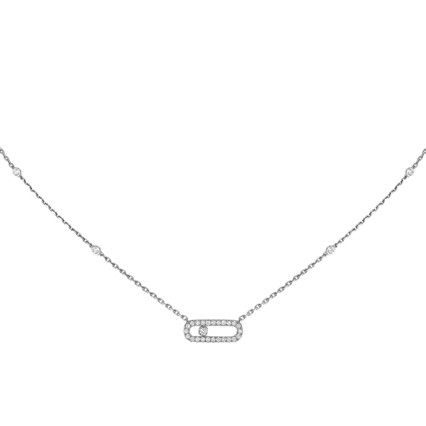 COLLAR MSS SILVER CON ZIRCONIA