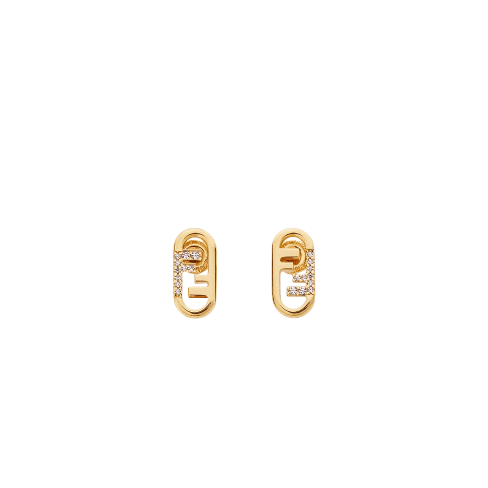 ARETES F OVAL GOLD CON ZIRCONIA