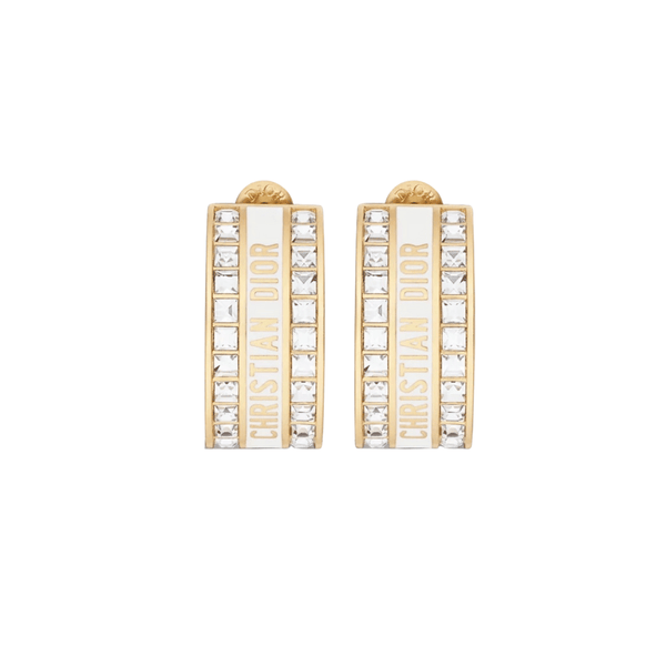 ARETES CD GOLD WHITE CON ZIRCONIA