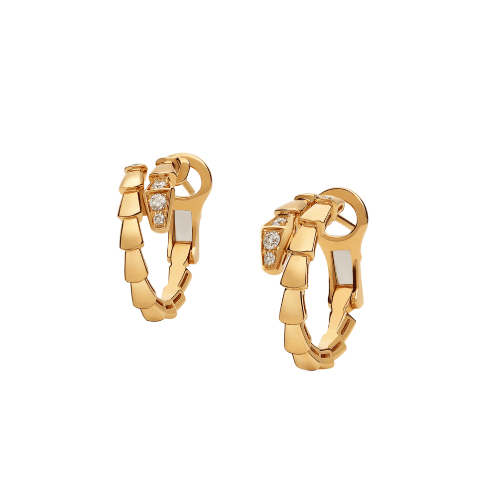 ARRACADAS SERPENTI VIPPER GOLD CON ZIRCONIA