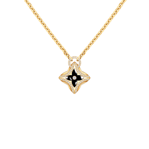 COLLAR LV EVER BLOSSOM GOLD BLACK