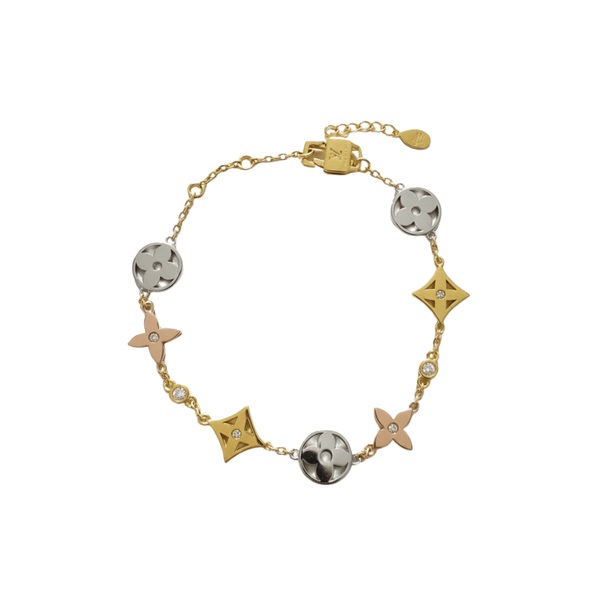 PULSERA LV IDYLLE BLOSSOM TRES OROS