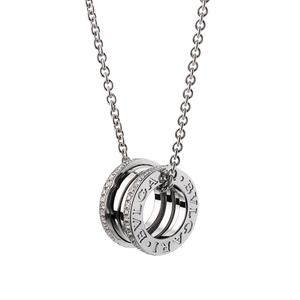 COLLAR BV SILVER CON ZIRCONIA ALREDEDOR