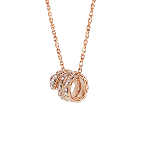 COLLAR BV ROSEGOLD SERPIENTE