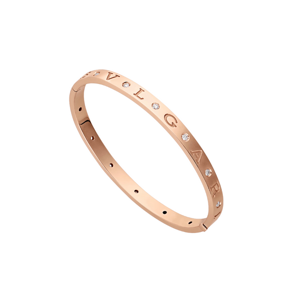 PULSERA BV ROSEGOLD CON ZIRCONIA