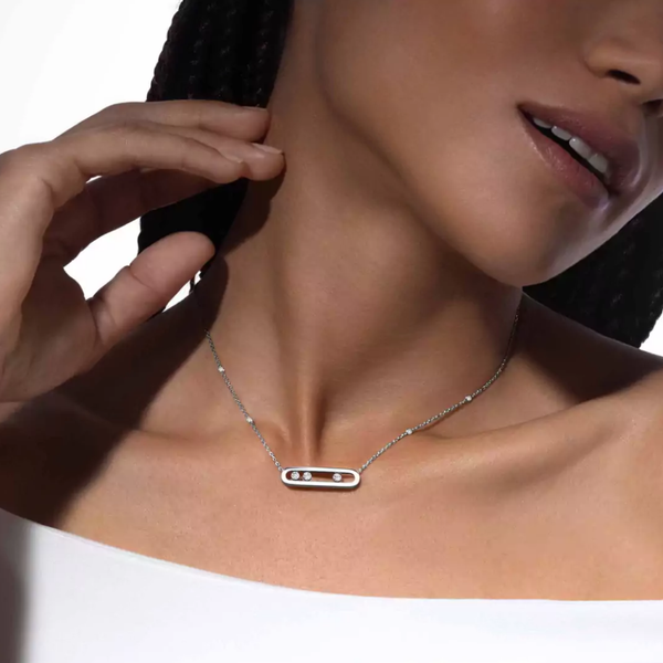 COLLAR MSS MOVE SILVER LISO
