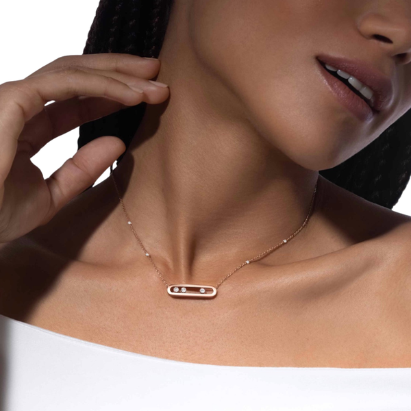 COLLAR MSS MOVE ROSEGOLD LISO