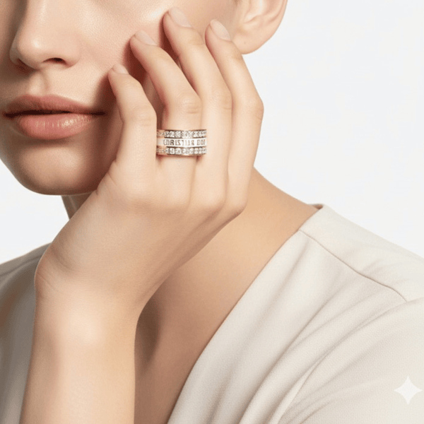 ANILLO CD GOLD WHITE CON ZIRCONIA