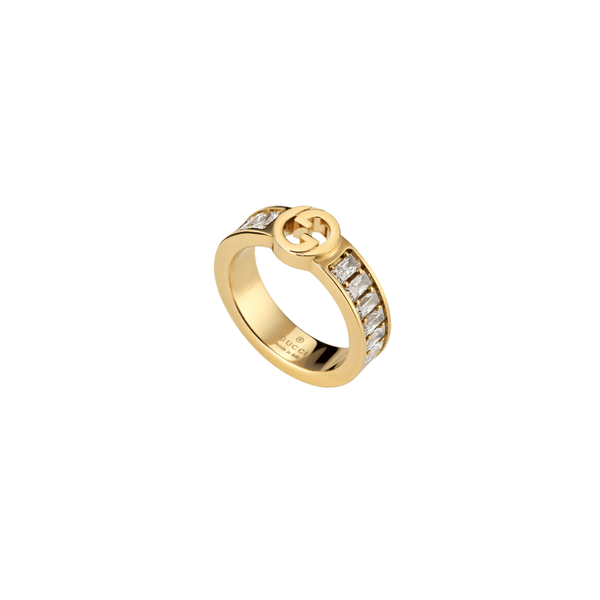 ANILLO GC BLONDIE ANCHO CON ZIRCONIA