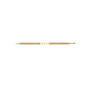 PULSERA GC SCRIPT DE CADENA GOLD