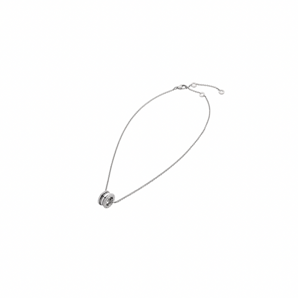 COLLAR BV SILVER CON ZIRCONIA ALREDEDOR