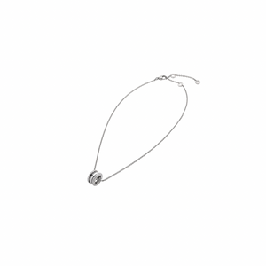 COLLAR BV SILVER CON ZIRCONIA ALREDEDOR