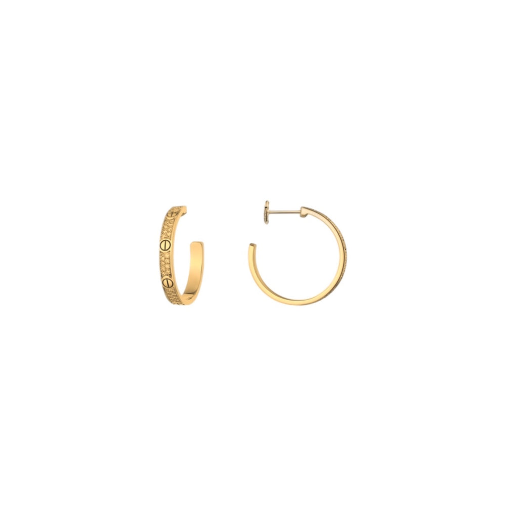 ARETES LOVE CON MICRO ZIRCONIAS GOLD C