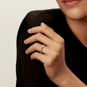 ANILLO ESLABÓN GOLD
