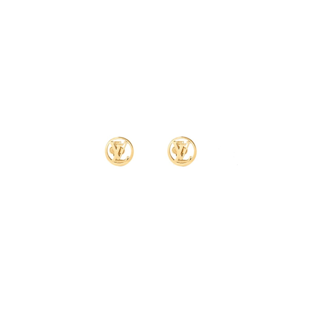 ARETES LV LOGO ROUND GOLD