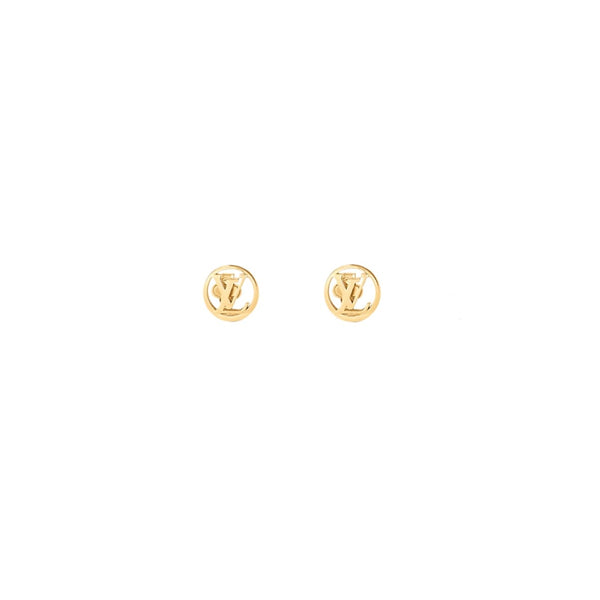 ARETES LV LOGO ROUND GOLD