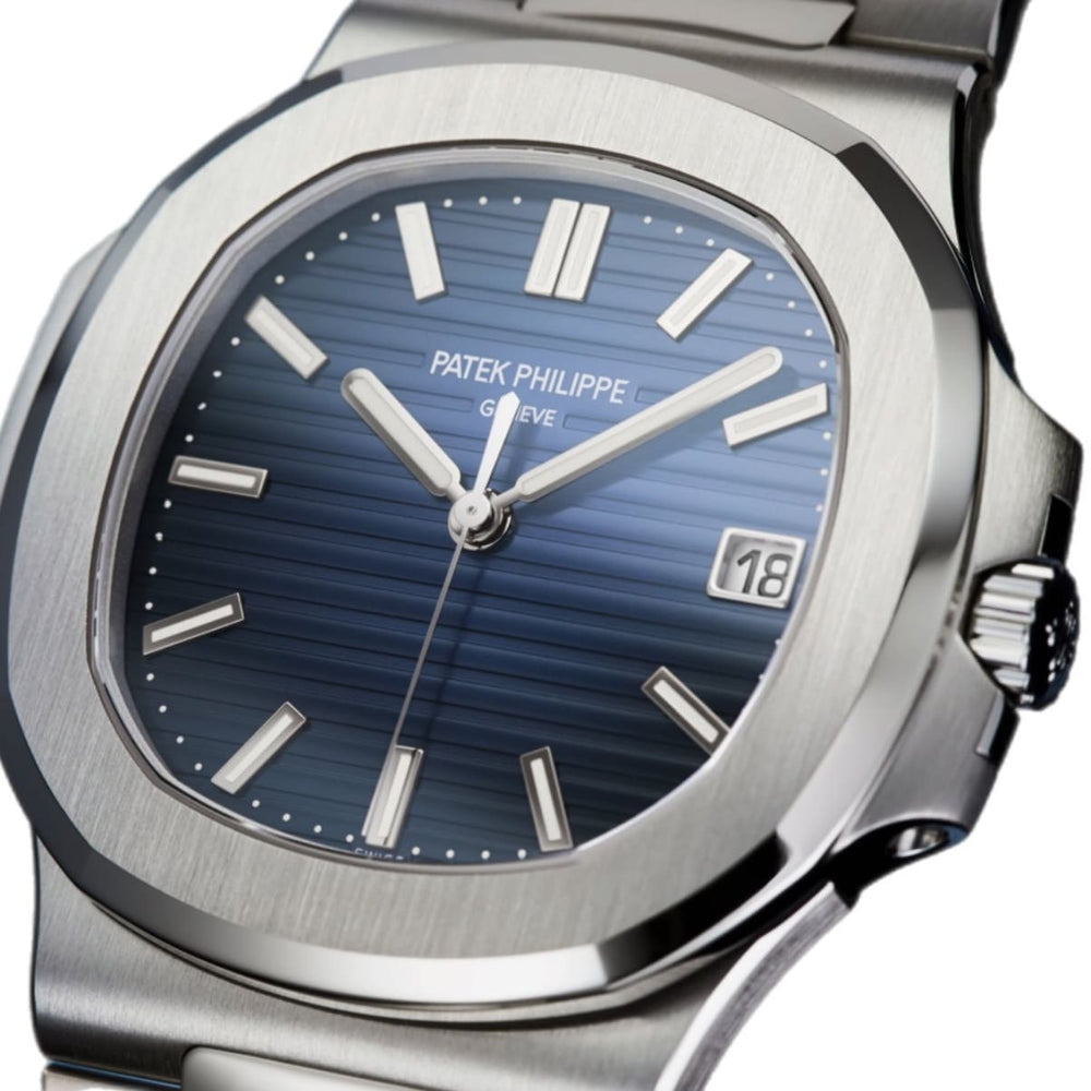 RELOJ PP NAUTILUS SILVER BLUE
