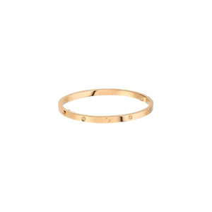PULSERA LOVE DELGADA GOLD CON ZIRCONIA