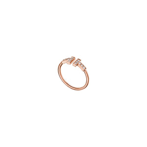 ANILLO T ROSEGOLD CON ZIRCONIA