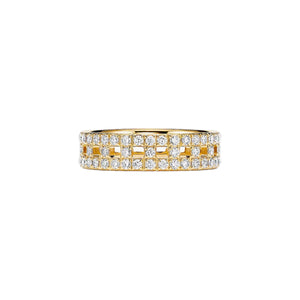 ANILLO ANCHO TRUE T GOLD