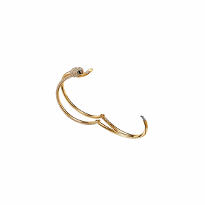 PULSERA KNOT GOLD CON ZIRCONIA