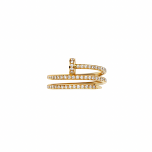 ANILLO JUSTE UN CLOU GOLD CON ZIRCONIA