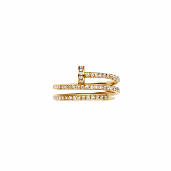 ANILLO JUSTE UN CLOU GOLD CON ZIRCONIA