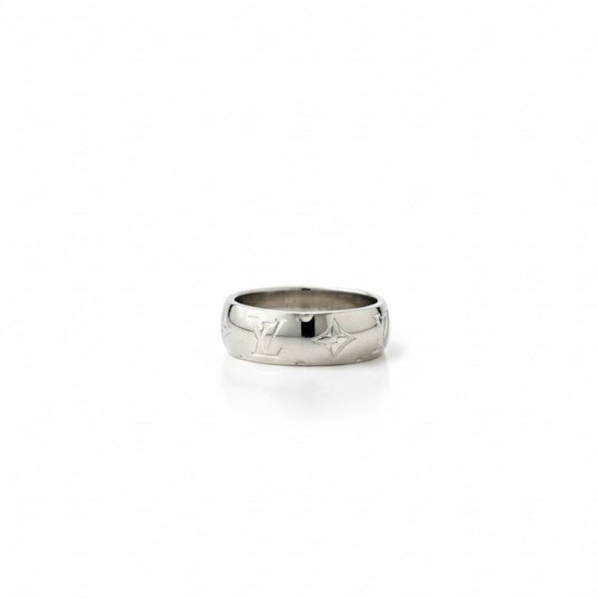 ANILLO LV LETTER SILVER