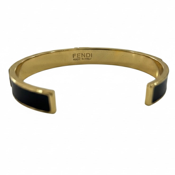 BRAZALETE F GOLD BLACK
