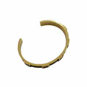 BRAZALETE F GOLD BLACK