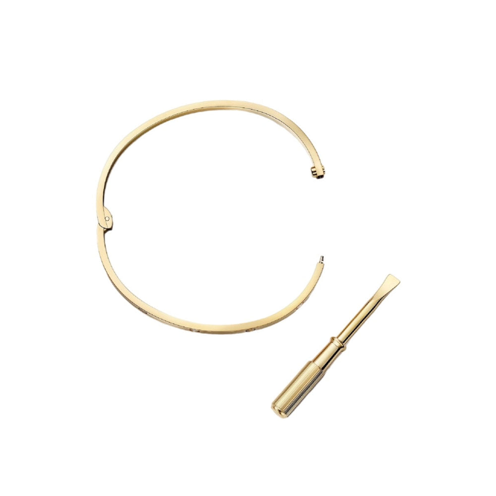 PULSERA LOVE DELGADA GOLD
