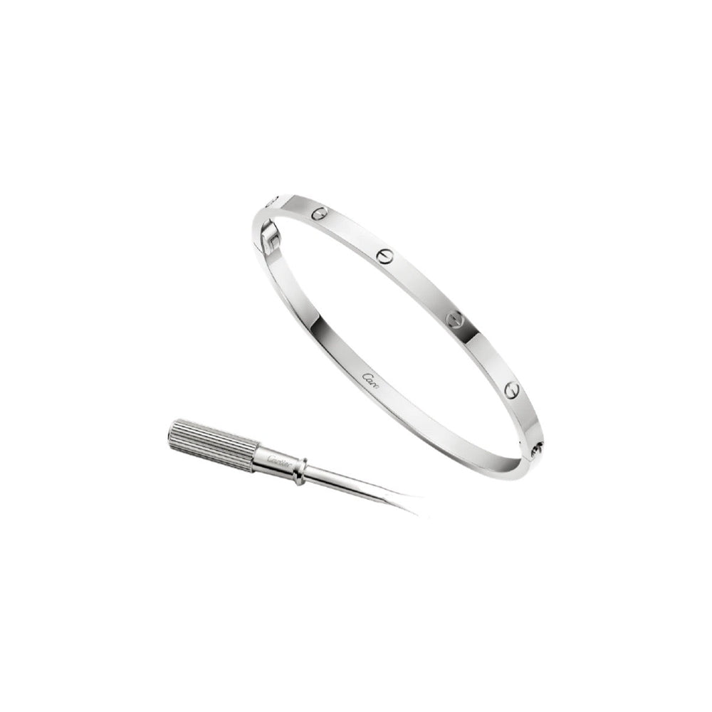PULSERA LOVE DELGADA SILVER