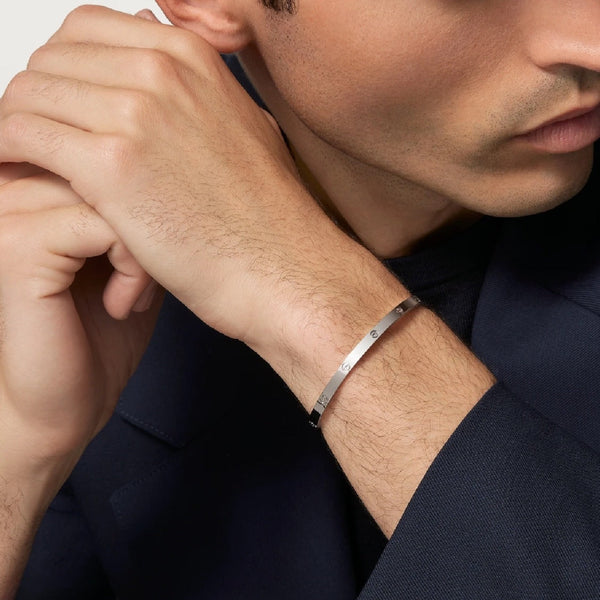 PULSERA LOVE DELGADA SILVER