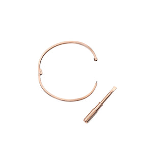 PULSERA LOVE DELGADA ROSE GOLD