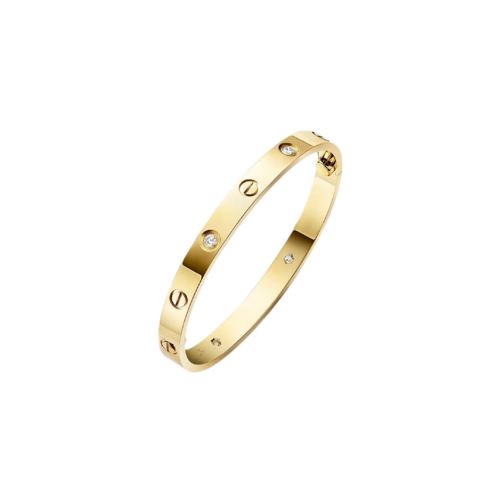 PULSERA LOVE CON ZIRCONIA GOLD