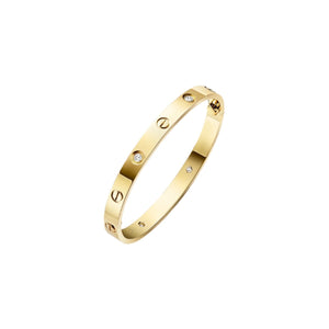 PULSERA LOVE CON ZIRCONIA GOLD