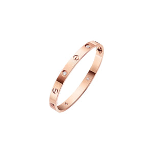 PULSERA LOVE CON ZIRCONIA ROSE GOLD