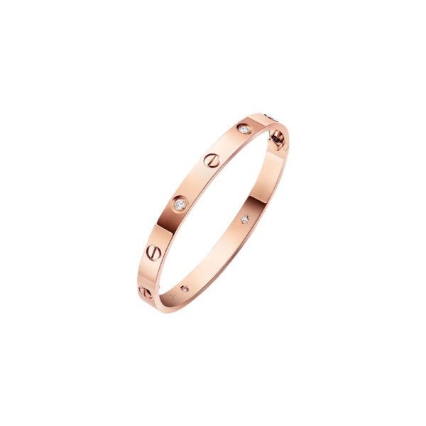 PULSERA LOVE CON ZIRCONIA ROSE GOLD