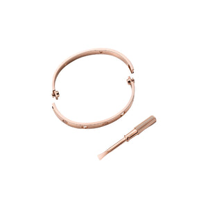 PULSERA LOVE CON ZIRCONIA ROSE GOLD