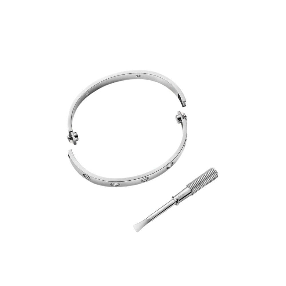 PULSERA LOVE CON ZIRCONIA SILVER