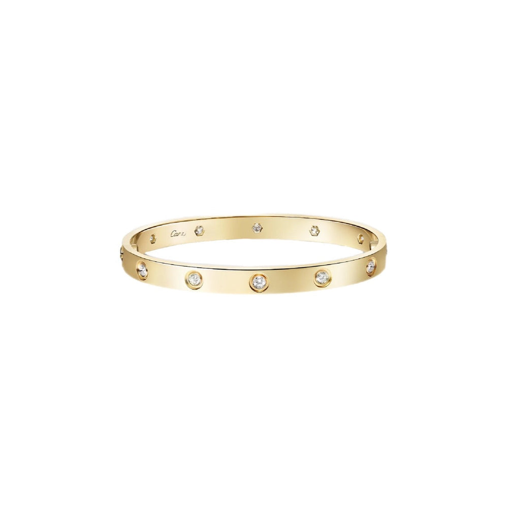 PULSERA LOVE GOLD CON ZIRCONIAS